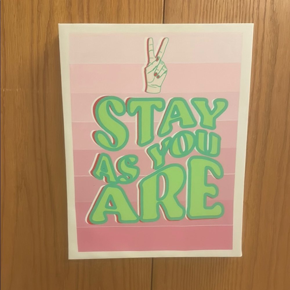Pink and Green Wall Art